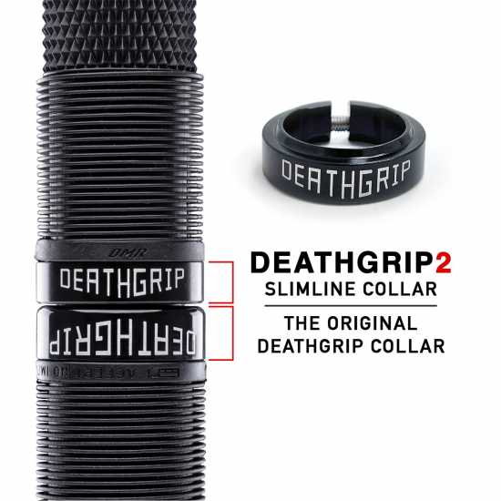 Dmr Deathgrip 2 Thick Flangeless Lock-On Mtb Grip Black 