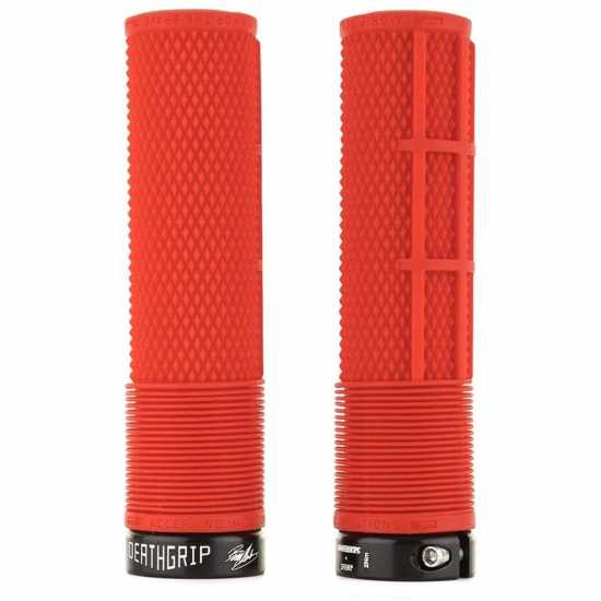 Dmr Deathgrip 2 Thick Flangeless Lock-On Mtb Grip Червено 