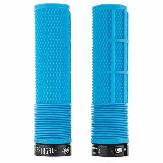 Dmr Deathgrip 2 Thick Flangeless Lock-On Mtb Grip Blue Marble Dmr Deathgrip 2 Thick Flangeless Lock-On Mtb Grip Blue Marble