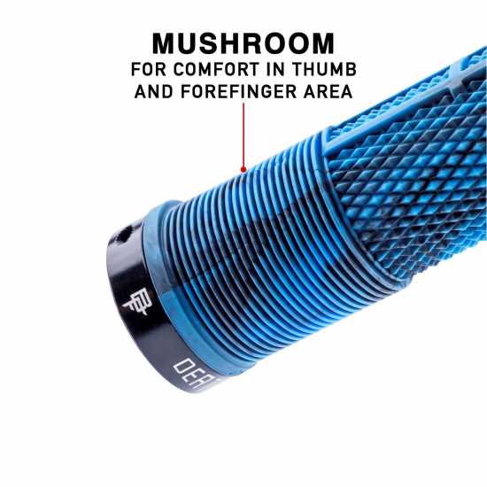 Dmr Deathgrip 2 Thick Flangeless Lock-On Mtb Grip Blue Marble Dmr Deathgrip 2 Thick Flangeless Lock-On Mtb Grip Blue Marble