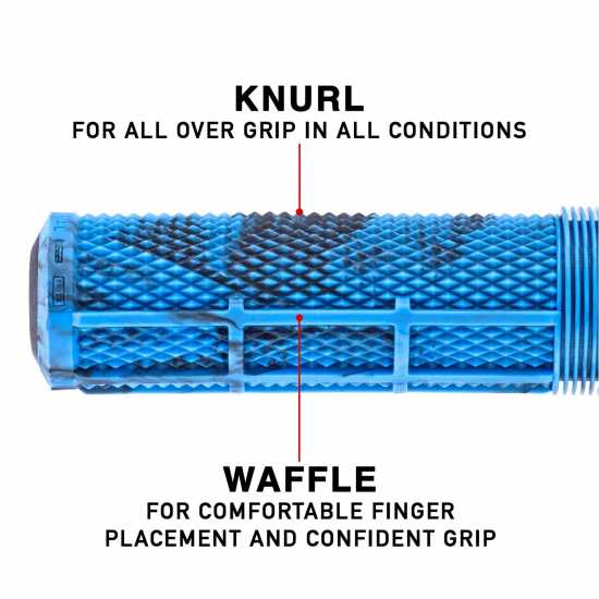Dmr Deathgrip 2 Thick Flangeless Lock-On Mtb Grip Blue Marble Dmr Deathgrip 2 Thick Flangeless Lock-On Mtb Grip Blue Marble