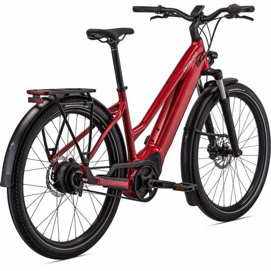 Vado 3.0 Igh Step-Through Electric Hybrid Bike Red Шосейни и градски велосипеди