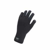 Sealskinz Waterproof All Weather Ultra Grip Knitted Glove Black Колоездачни аксесоари