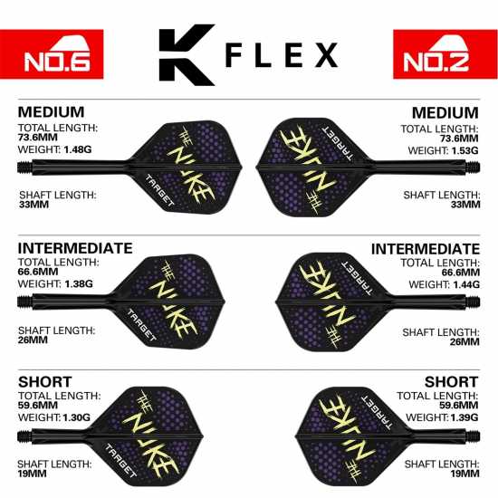Target Darts Luke Littler K Flex Flights Adults  