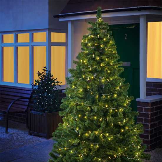 The Spirit Of Christmas Наниз От Лампички 65Ft Warm White Multifunction Mains Operated Led String Lights Warm White Коледна украса