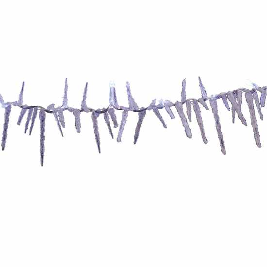 Коледна украса The Spirit Of Christmas 1.25M Battery Operated Icicle Lights The Spirit Of Christmas 1.25M Battery Operated Icicle Lights Коледна украса