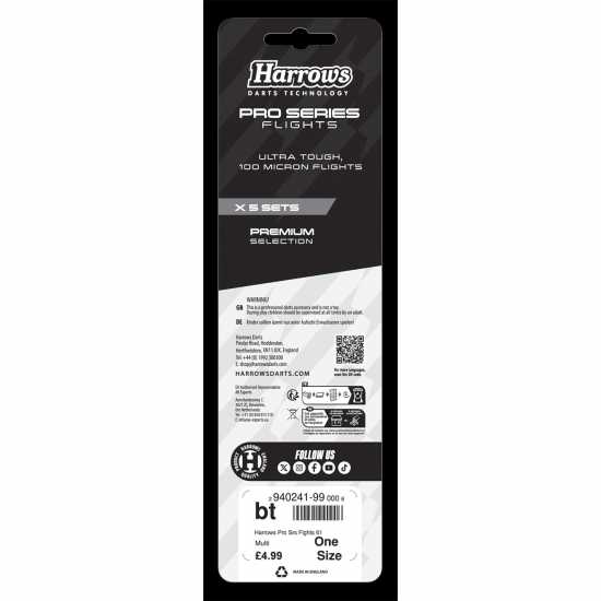 Harrows Darts Darts Pro Series Flight Set - 5 Pack Harrows Darts Darts Pro Series Flight Set - 5 Pack