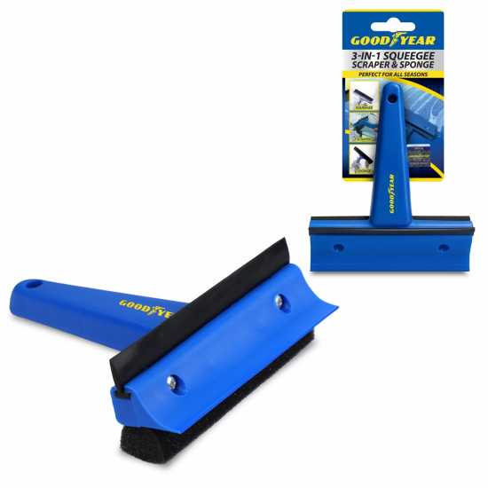 Goodyear Goodyear  3-In-1 Squeegee Scraper And Sponge  
