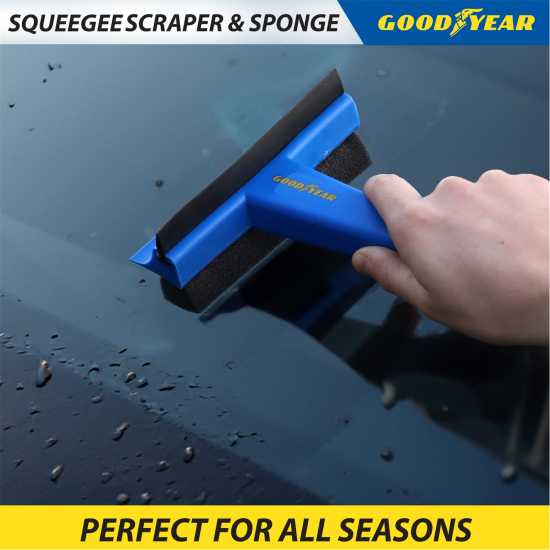 Goodyear Goodyear  3-In-1 Squeegee Scraper And Sponge  