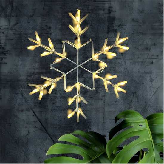 The Spirit Of Christmas 30Cm Hang Snowflake 54 White One Size  