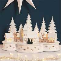 The Spirit Of Christmas Scene Ornament 54 Brown One Size  