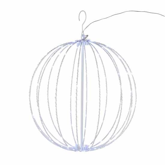 The Spirit Of Christmas Led Bauble 40Cm 54 White One Size  