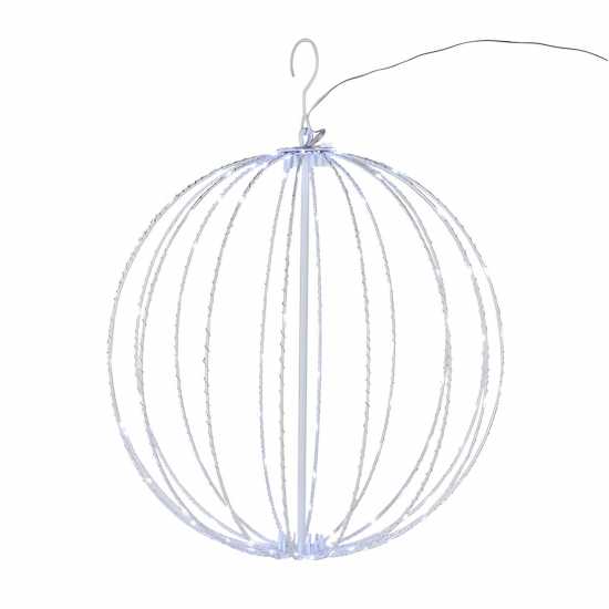 The Spirit Of Christmas Led Bauble 40Cm 54 White One Size  