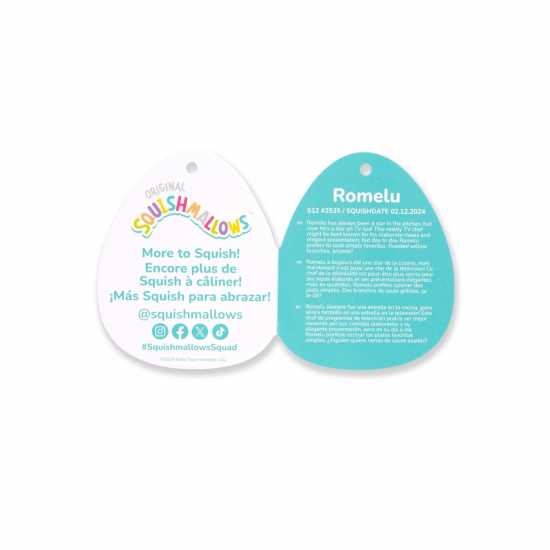 Squishmallows Med Plush 12In Ch99 Romelu Squishmallows Med Plush 12In Ch99 Romelu