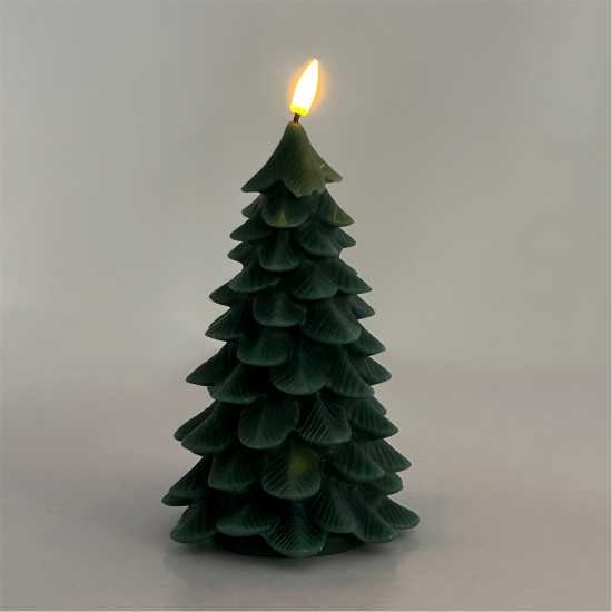 Коледна украса The Spirit Of Christmas Led Candle Green One Size The Spirit Of Christmas Led Candle Green One Size Коледна украса