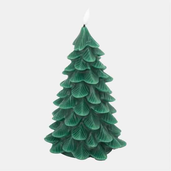 Коледна украса The Spirit Of Christmas Led Candle Green One Size The Spirit Of Christmas Led Candle Green One Size Коледна украса