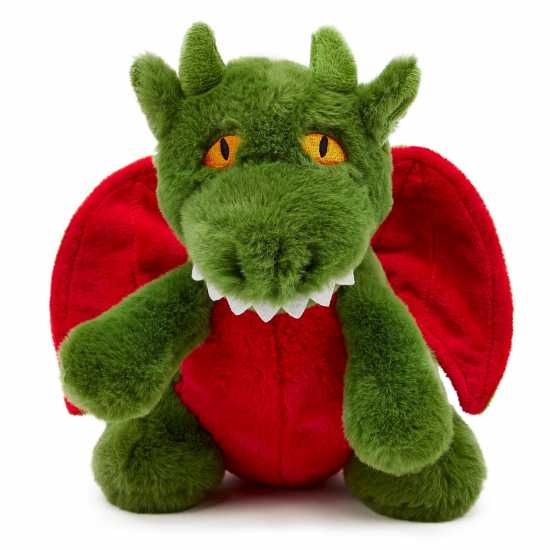 Zappi Co Dragon Green Soft Toy 21 Cm Eco  