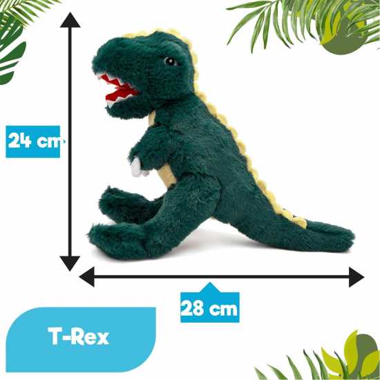 Подаръци и играчки Zappi Co Zappi Co T-Rex Soft Toy 28 Cm Eco Zappi Co Zappi Co T-Rex Soft Toy 28 Cm Eco Подаръци и играчки