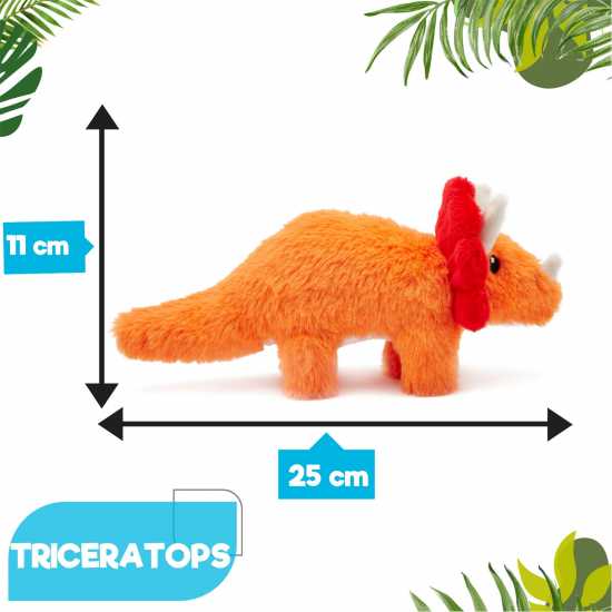 Подаръци и играчки Zappi Co Zappi Co Triceratops Soft Toy 25 Cm Eco Zappi Co Zappi Co Triceratops Soft Toy 25 Cm Eco Подаръци и играчки