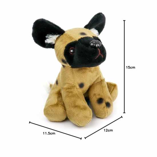 Team Zappi Co Wild Dog Soft Toy 15 Cm  