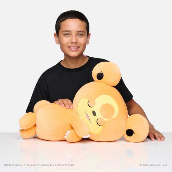 Pokemon Pokemon Teddiursa Sleeping Plush - 18-Inch Premium Plush In Sleeping Pose  Подаръци и играчки