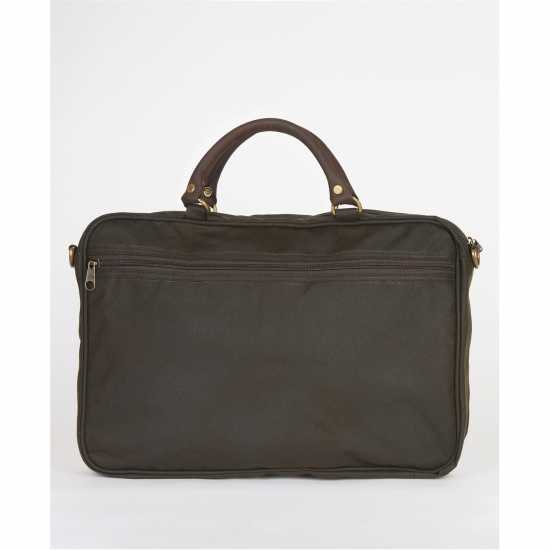 Barbour Wax Leather Briefcase  