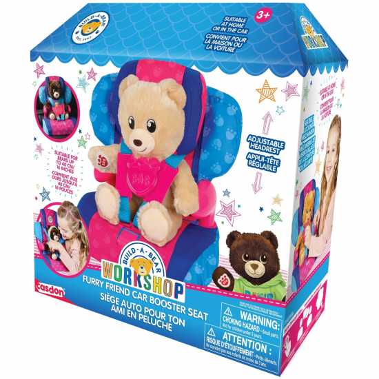 Build-A-Bear Workshop Furry Friend Toy Car Booster Seat  