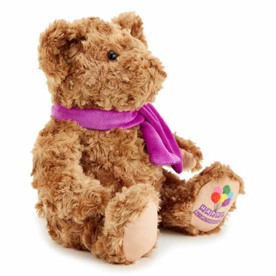 Zappi Co Happy Birthday Classic Bear Soft Toy 25 Cm  
