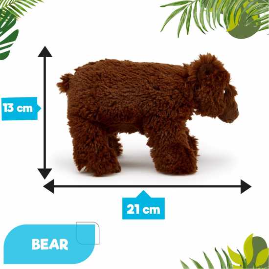 Zappi Co Bear Soft Toy 21 Cm Eco  