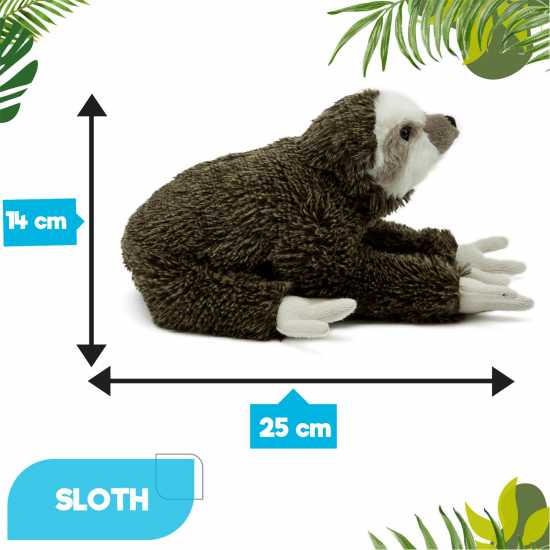 Zappi Co Sloth Soft Toy 24 Cm Eco Zappi Co Sloth Soft Toy 24 Cm Eco