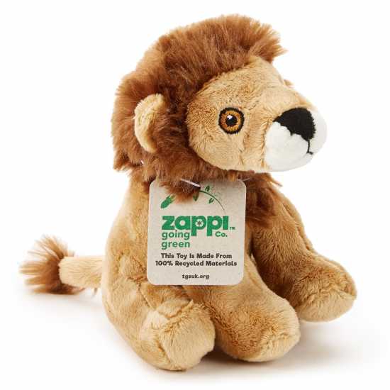 Zappi Co Lion Soft Toy 17 Cm Eco Zappi Co Lion Soft Toy 17 Cm Eco