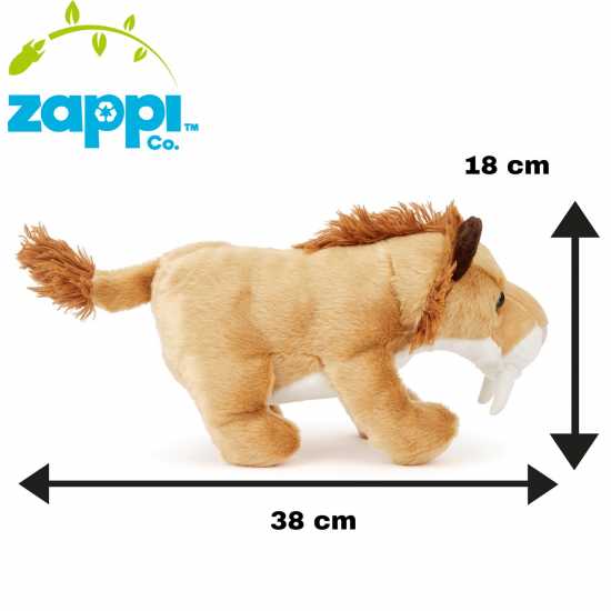 Zappi Co Smilodon Soft Toy 30 Cm Zappi Co Smilodon Soft Toy 30 Cm