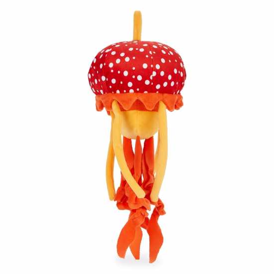 Zappi Co Jellyfish Orange & White Soft Toy 33 Cm  