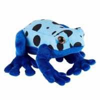 Zappi Co Blue Poison Dart Frog Soft Toy 20 Cm  
