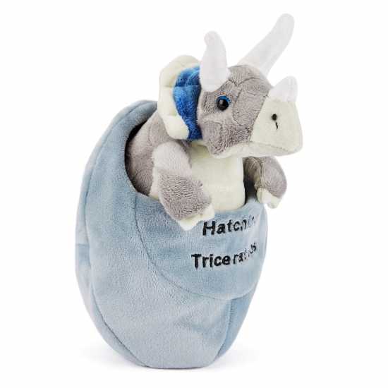 Zappi Co Triceratops Hatching Soft Toy 22 Cm  