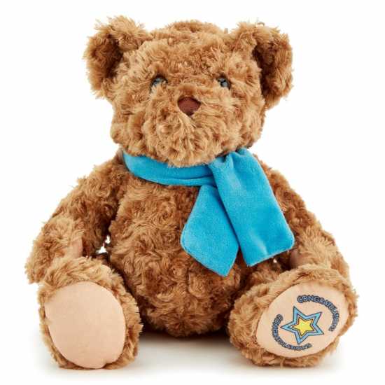 Zappi Co Congratulations Classic Bear Soft Toy 25 Cm  