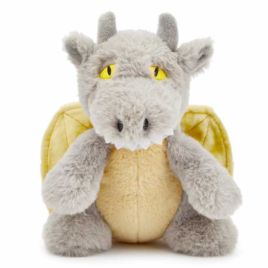 Zappi Co Dragon Grey Soft Toy 21 Cm Eco  