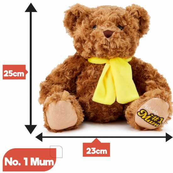 Zappi Co Mothers Classic Bear Soft Toy 25 Cm Zappi Co Mothers Classic Bear Soft Toy 25 Cm