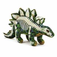 Zappi Co Stegosaurus Skeleton Soft Toy 39 Cm  