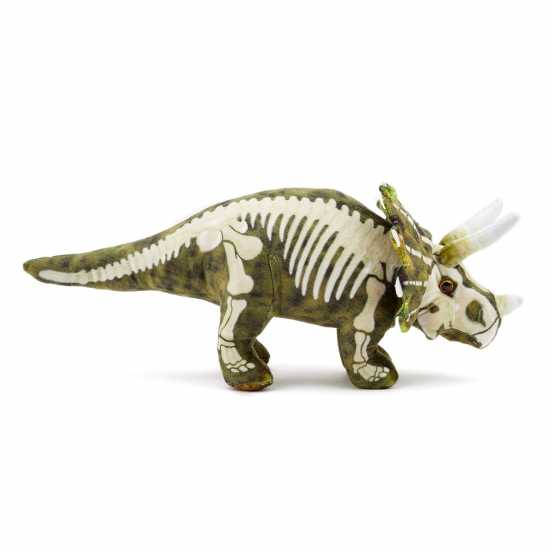Zappi Co Triceratops Skeleton Soft Toy 38 Cm  