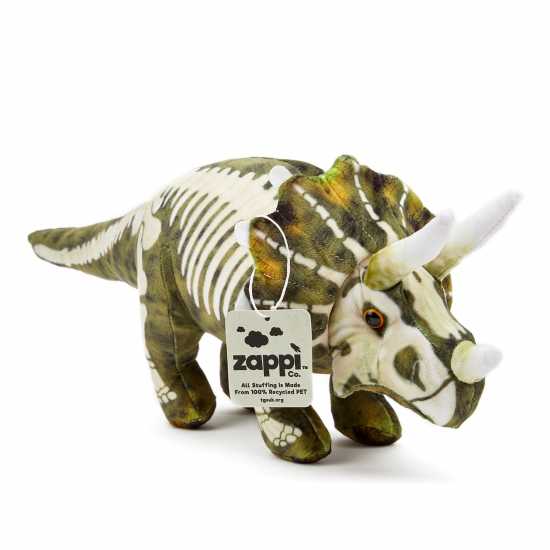 Zappi Co Triceratops Skeleton Soft Toy 38 Cm  