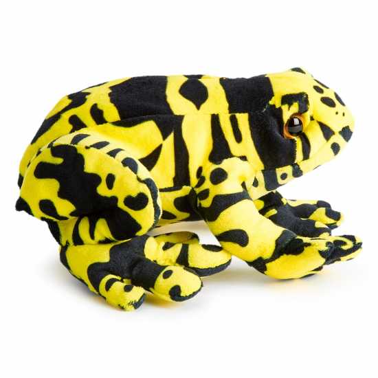 Zappi Co Yellow Banded Poison Dart Frog Soft Toy 20 Cm Eco  