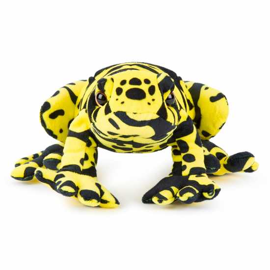 Zappi Co Yellow Banded Poison Dart Frog Soft Toy 20 Cm Eco  