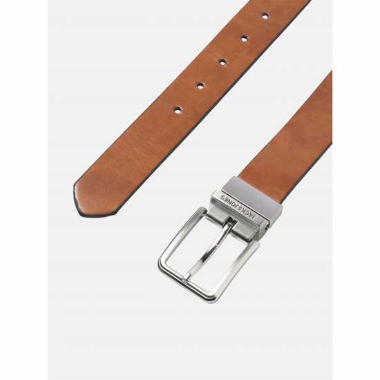 Мъжки Колан Jack And Jones Garda Reversible Belt Mens Cognac Мъжки Колан Jack And Jones Garda Reversible Belt Mens Cognac