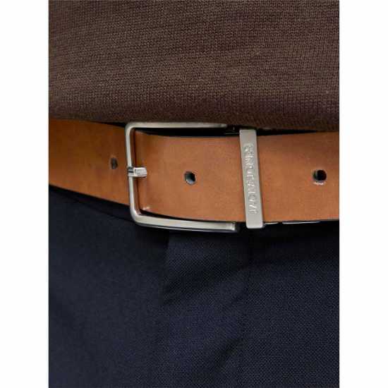 Мъжки Колан Jack And Jones Garda Reversible Belt Mens Cognac Мъжки Колан Jack And Jones Garda Reversible Belt Mens Cognac