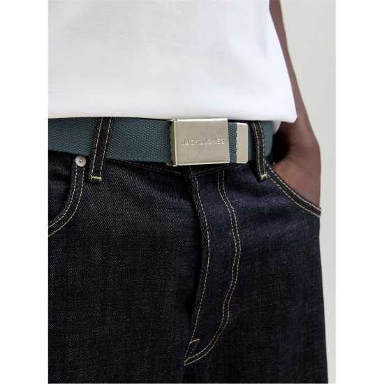 Мъжки Колан Jack And Jones London Woven Belt Mens Magical Forest Мъжки Колан Jack And Jones London Woven Belt Mens Magical Forest