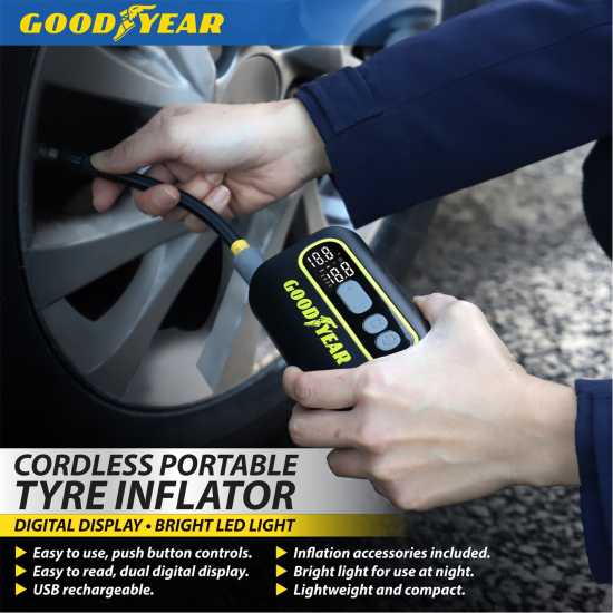 Goodyear Goodyear Cordless Tyre Inflator  