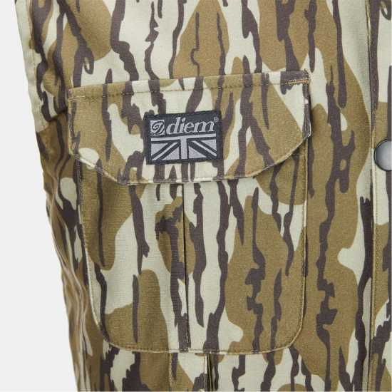 Захранка и стик миксове Diem Men's Camo Multi Pocket Dwr Performance Training Gilet Khaki Diem Men's Camo Multi Pocket Dwr Performance Training Gilet Khaki Захранка и стик миксове