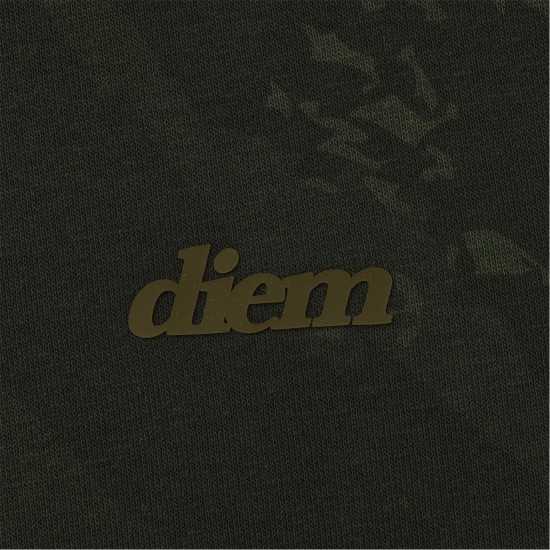 Diem Men's Hooded Performance Training Jacket Camo Dark 