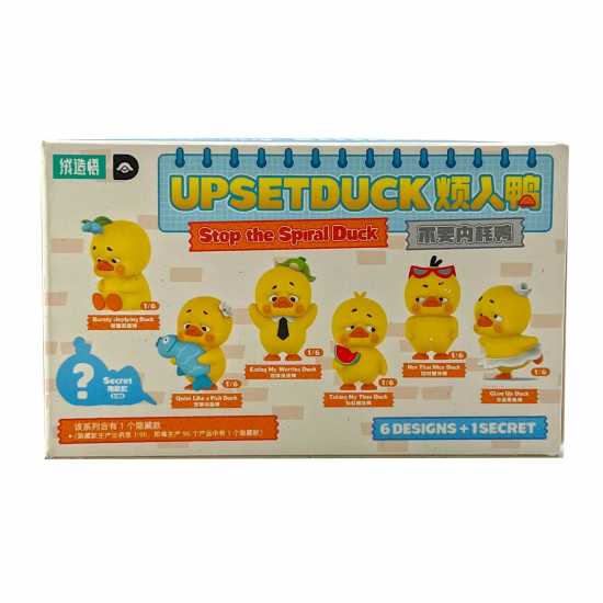 Blind Box Project UpsetDuck Stop the Spiral Duck Figure Plush Toy Blind Box Project UpsetDuck Stop the Spiral Duck Figure Plush Toy -